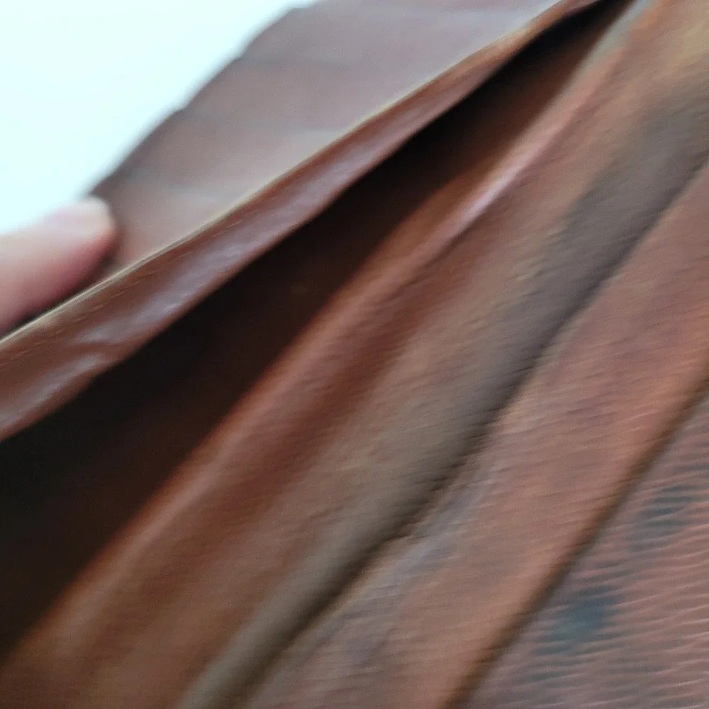 Louis Vuitton Vintage Monogram Long Bifold Wallet Brown Canvas Made‎ in France